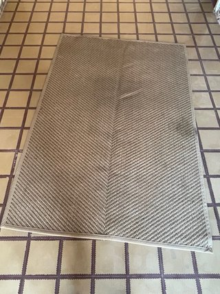 Alfombra Yute Gruesa Beige/Marrón