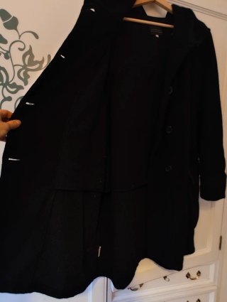 Abrigo Lurdes Bergada Negro Talla L