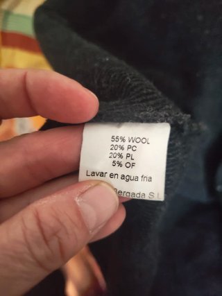 Abrigo Lurdes Bergada Negro Talla L