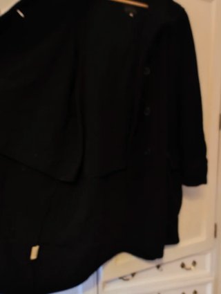 Abrigo Lurdes Bergada Negro Talla L