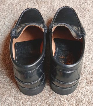 Mocasines Newport Piel Negro T40 Unisex