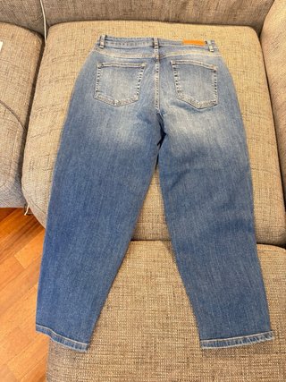 Jeans vita alta donna tg 44 (italiana) con perline
