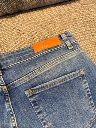 Jeans vita alta donna tg 44 (italiana) con perline
