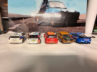 Pack 5 coches Scalextric