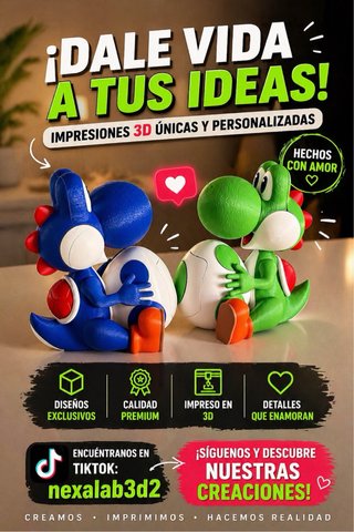 3 Palomiteros Yoshi 3D