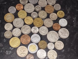 Lote monedas internacionales