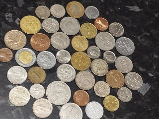 Lote monedas internacionales