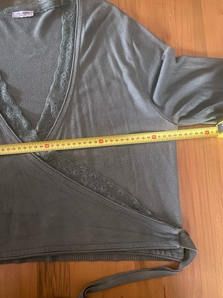 Coprispalle oversize pizzo verde oliva