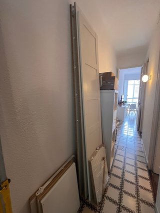 Estructura armario PAX 50cm con baldas y puerta