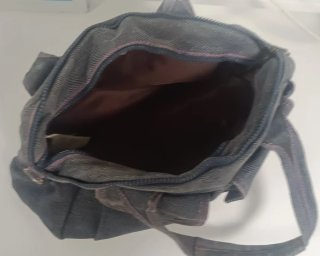 Bolso Adolfo Dominguez Gris y Rosa, 14€!!