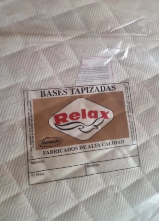 Base tapizada Relax 90 cm