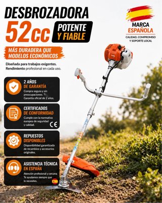OFFERTA FLASH! TOSAERBA A BENZINA POTENTE 52cc