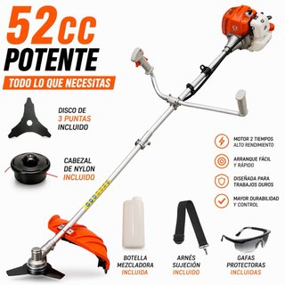 OFFERTA FLASH! TOSAERBA A BENZINA POTENTE 52cc