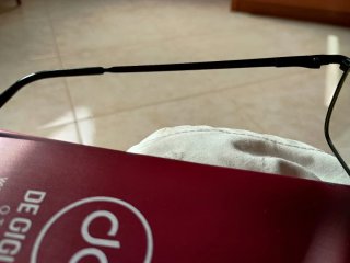 Occhiali da vista uomo Persol neri e oro