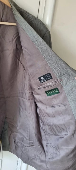 Traje de vestir gris Ralph Lauren