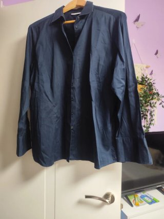 Camisa de vestir azul