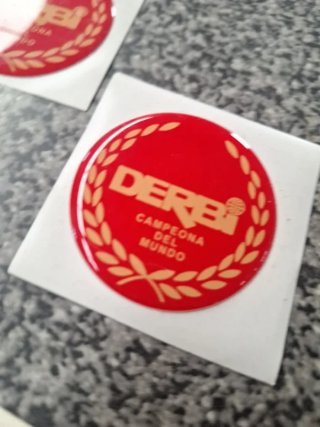 2 Logos Gel Derbi Campeona del Mundo