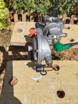 Carburador para generador