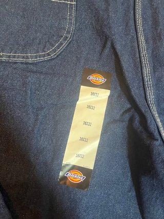 Peto vaquero Dickies vintage 90s/2000s