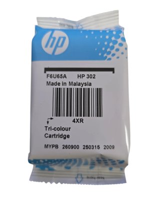 HP 302 F6U65AE, Cartucho de Tinta Original Tricolor