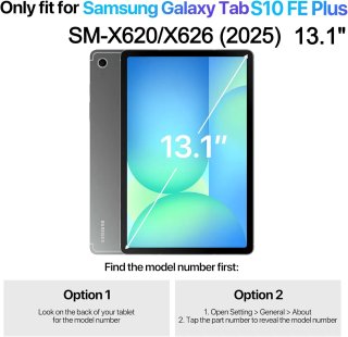 Funda para Samsung Galaxy Tab S10 FE Plus 2025 13.