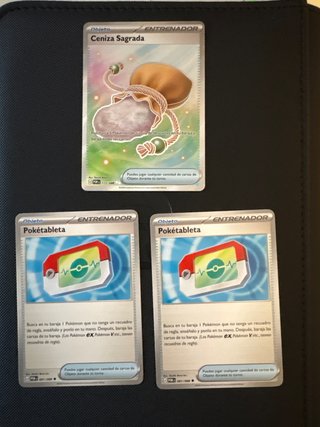 Ceniza Sagrada Entrenador Objeto Carta Pokémon