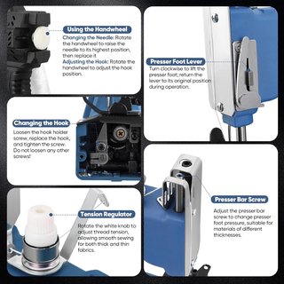 SIN ABRIR Máquina de Coser Bolsa Portátil 220W