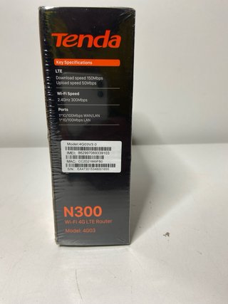 : Router Tenda 4G03 N300 Wi-Fi 4G LTE
