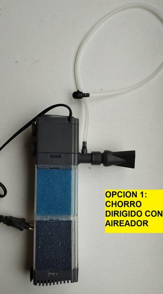 filtro acuario mediano pecera 880 litros hora