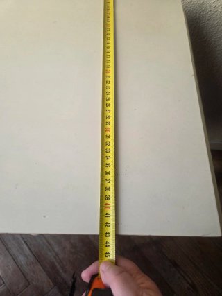 Mesa auxiliar madera cruda