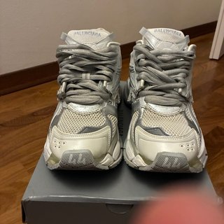 Balenciaga Runner Argento Bianco