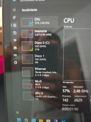 Portátil Táctil Acer Spin 3 2018 i5 250SD 8Gb