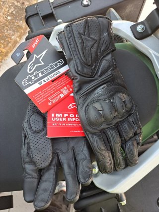 Guantes Alpinestar SP 8 V3 de Moto Negros. TallaXL