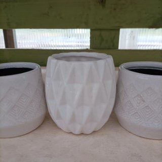 Set 5 Mini Vasi Ceramica Decorata
