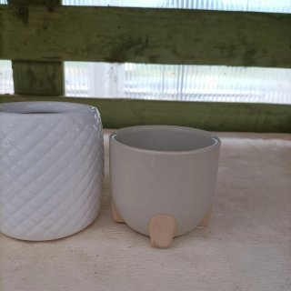 Set 5 Mini Vasi Ceramica Decorata