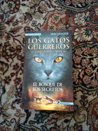Lote 8 libros los gatos guerreros