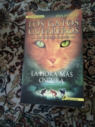 Lote 8 libros los gatos guerreros