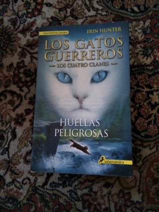Lote 8 libros los gatos guerreros
