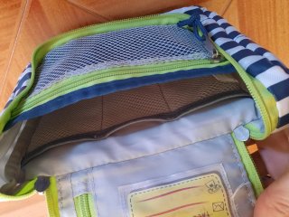 Borsa da viaggio per bambini con due zebre