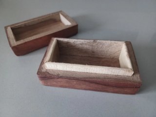 Caja India Madera Elefante Dorado