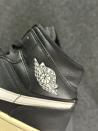 Nike Jordan 1 Mid 38 Nero Bianco