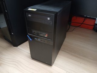 PC de oficina negro x2