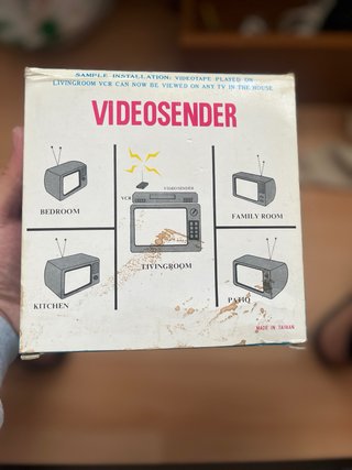 Transmisor de video RCA y cargador