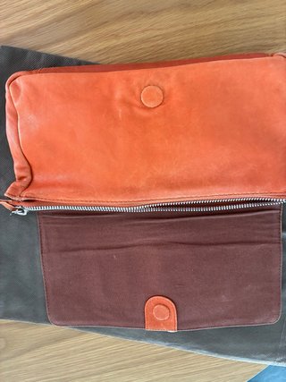 Bolso de piel Dayadays naranja