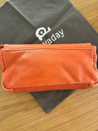 Bolso de piel Dayadays naranja