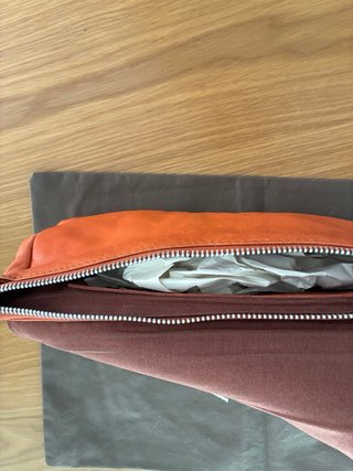Bolso de piel Dayadays naranja
