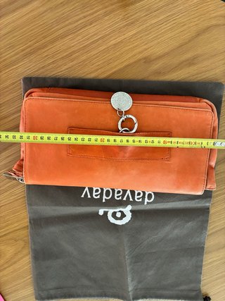 Bolso de piel Dayadays naranja