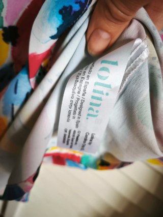 Camisa estampada pinceladas