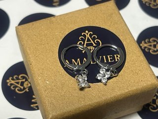 Aros Plata Ley Trébol AMALVIER