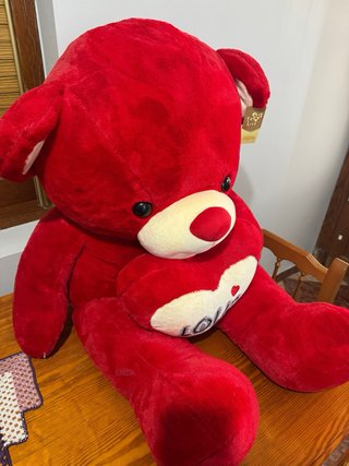 Peluche Gigante Rojo Corazón Love
